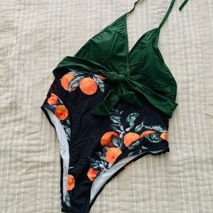 Peachy bathing suit!